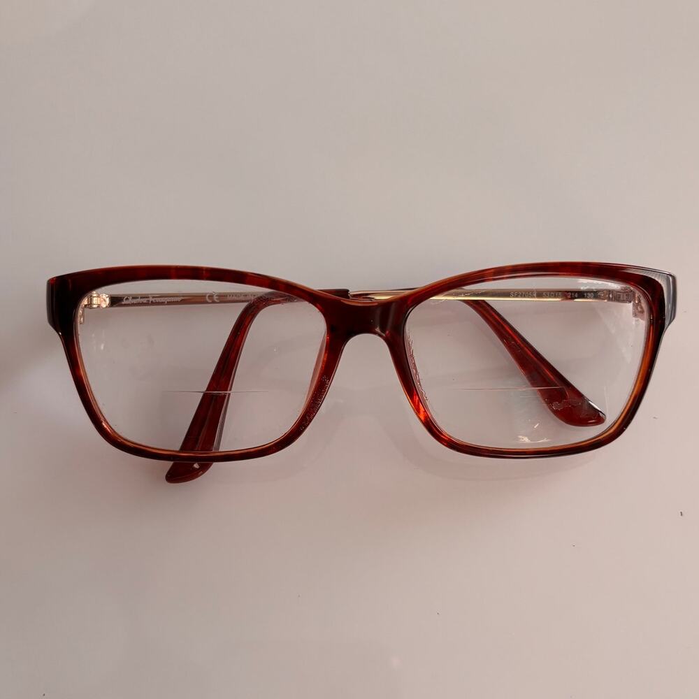 Salvatore Ferragamo Eyeglasses Frames Rhinestone Tortoise Shell SF2705R Academia - Picture 2 of 10